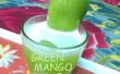 Machen Sie einen grüne Mango-Saft
