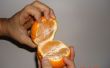 (Saubersten) am einfachsten öffnen Sie eine Orange