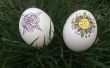Einfachste dekorative Eiern