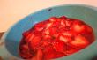 Einfache Erdbeer-Sauce (mazeriert Erdbeeren)