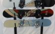 Malerische Metall Snowboard Rack
