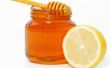 Honig und Zitrone Haupthilfsmittel für Grippe, Erkältungen oder lindern