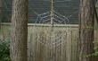 Perlen Spider Web Gartenkunst
