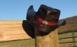 Handgefertigte Leder-Cowboyhut