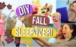DIY-Herbst Sleepover! Fun Aktivitäten, Leckereien und mehr! 