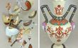 Ausbessern und gebrochenen Keramik und Töpferwaren zu füllen
