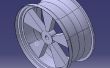 Anweisungen für die Gestaltung eines Rades in CATIA V5