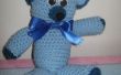 Der Memorial Teddybär Blau