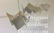 Origami-Hochzeitsdekorationen