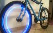 Blaue LED-Fahrrad-Rad