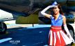 DIY-Captain America USO Mädchen Kostüm-No Sew! 