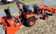 Kubota Traktor Schneefräse entfernen