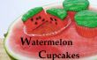 Wassermelone Cupcakes: Mit echten Wassermelone gemacht