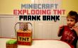 Minecraft, explodierende TNT Streich Bank (Holz Drucker-Image-Transfer)