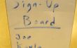 Sign-up Board Marker Halter