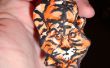 Orange Tiger Cat Sculpey Pendant