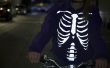 DIY-reflektierende Radsport Sweatshirt - Skelett und japanische Dämon