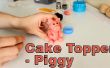 Wie erstelle ich eine Zucker Paste Fondant Schwein Cake Topper