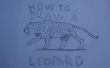 Zeichnung ein Leopard