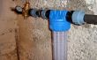 Reduzierung der Wasserversorgung Druck zu Hause. 