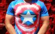 Captain America Tie Dye Avengers Hemd