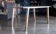 Windschatten Tabelle (Experimente in Aluminium und Sperrholz Laminierung)