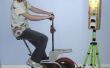Schalten Sie einen Heimtrainer in einem Energie-Bike