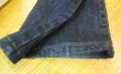 DIY-Designer Jean Saum mit kleinem Budget