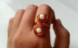 DIY-Perlen Swirly Ringe