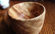 Einfach hausgemachte Holz Tee Tasse ohne A Lath