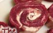 BaconSteak - Fleisch geklebt Speck Flanke Steak Roulade