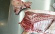 Whole Hog Schlachten: Abbau ein Mangalitza-rot watscheln Erbe Schwein