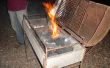 Einfache Möglichkeit, Feuer, pflanzliche Kohle (ohne Ausblasen) zu entzünden. Una Forma Facil de Encender Fuego al Carbon pflanzlichen (sin soplar)