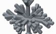 3D Schneeflocke Ornament