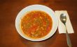 Pikantes Rindfleisch und Gemüse Suppe