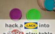 Einen Mangel in einer Play-Doh-Spieltisch mit zusätzlichen Speicherplatz hacken