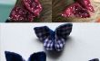 Butterfly Haarspangen - Origami mit Stoff