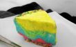 Regenbogen-Eis-Kuchen
