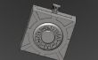 Stargate 3D Medaillon mit versteckte Verriegelung