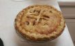 Bourbon Caramel Apple Pie mit gerenderten Speck Fett Kruste