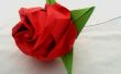 Falten eine Origami Rose