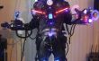 Cyborg kybernetischen Roboter Maschine gebietsfremder Arten Laser Raucher LED Halloween-Kostüm! LEGIT