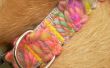 Garn appliziert Hundehalsband
