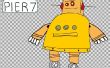 2D Zeichentrick Instructable Roboter