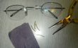 Zerbrochene Brillen mit Kupferrohren beheben