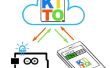 Mobile-Anwendung zur Überwachung und Kontrolle Arduino, kito.io IOT-Plattform mit