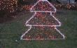 PVC-Weihnachtsbaum beleuchtet Garten Dekoration