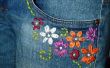 Upcycled bestickte Jeans