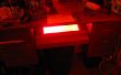 Leuchttisch Schublade in einem Stehpult. 