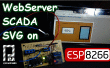 Web-Server Scada SVG ESP8266 Zufallswert mit 6V Akku